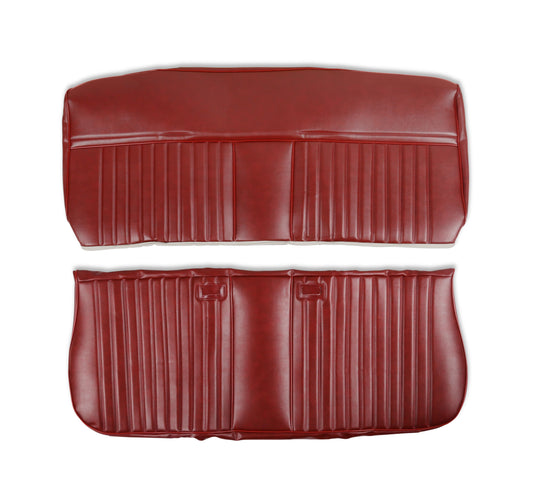 Holley Classic Trucks 05-316 1981-1987 C/K Delux Pleat Seat Vinyl Maroon - Mammoth Racing -