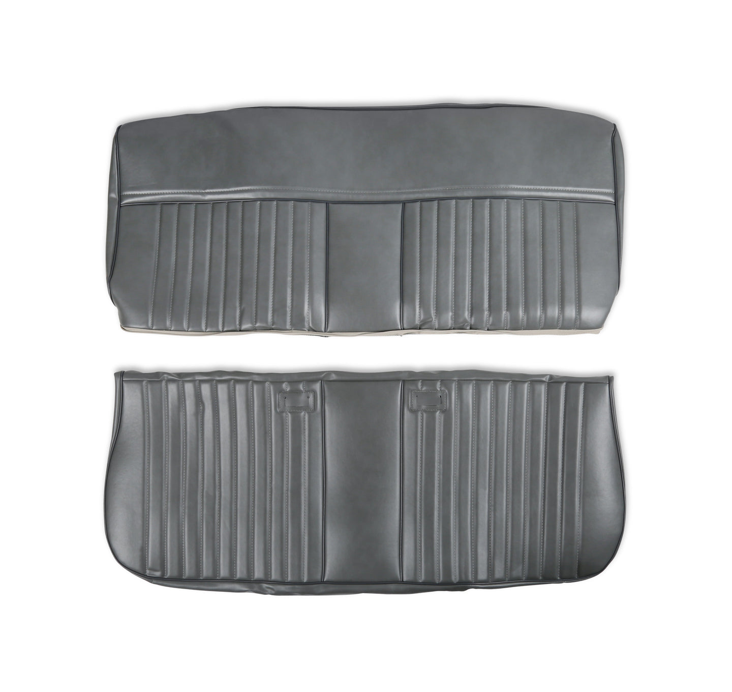 Holley Classic Trucks 05-319 1981-1987 C/K Delux Pleat Seat Vinyl Gry - Mammoth Racing -