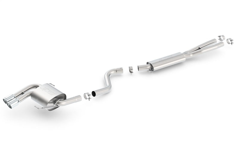 Borla 08-12 BMW 328i Sdm E90 2.0L RWD Dual Left Rear Exit Touring Cat-Back Exhaust - My Store