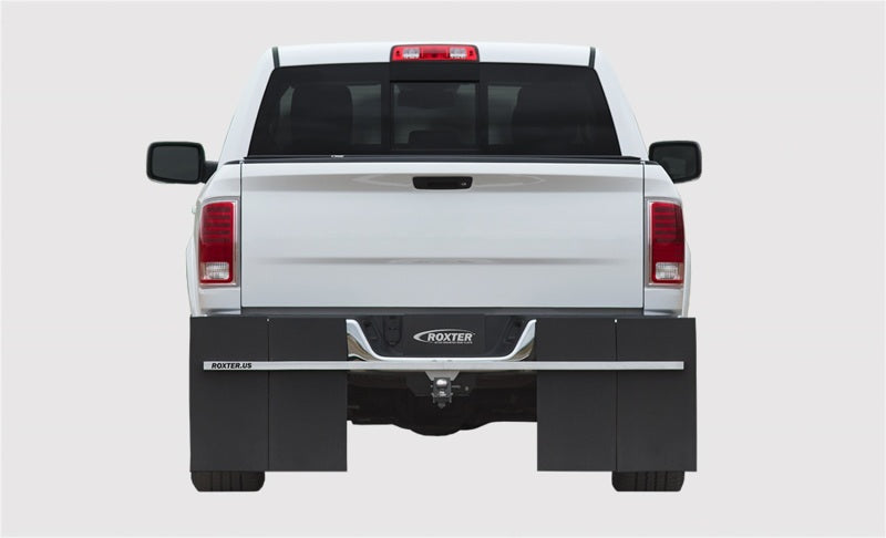 Access Roxter Universal Fit Pickups/SUVS 80in Wide Smooth Mill Finish Hitch Mounted Mud Flaps - My Store