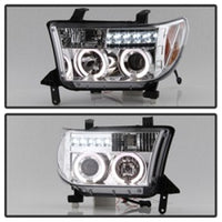Spyder Toyota Tundra 07-13 Projector Headlights LED Halo LED Chrm PRO-YD-TTU07-HL-C - Mammoth Racing -