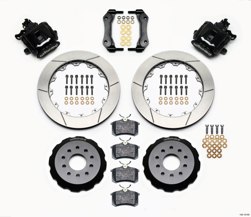 Wilwood Combination Parking Brake Rear Kit 12.88in Mustang 94-04 - Mammoth Racing -
