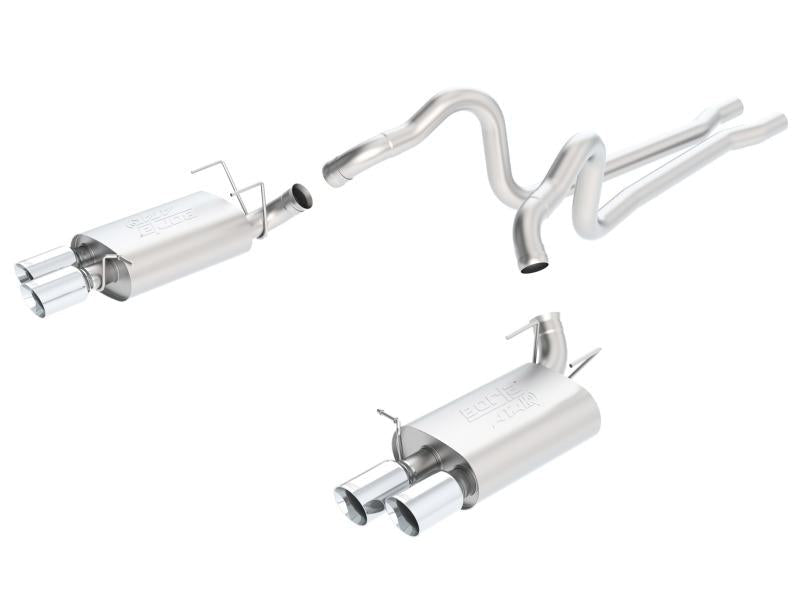 Borla 13-14 Ford Mustang Shelby GT500 Coupe 2dr 5.8L 8cyl MT 6spd RWD ATAK SS Catback Exhaust - My Store