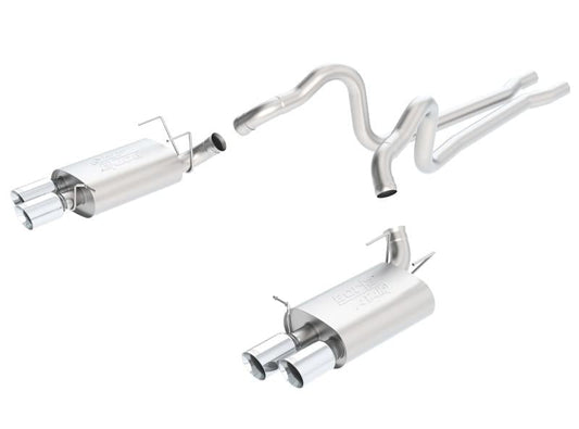 Borla 13-14 Ford Mustang Shelby GT500 Coupe 2dr 5.8L 8cyl MT 6spd RWD ATAK SS Catback Exhaust - My Store