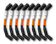 Kooks 10mm Spark Plug Wires - Orange w/Black Boots (8 pc. Set) - Mammoth Racing -