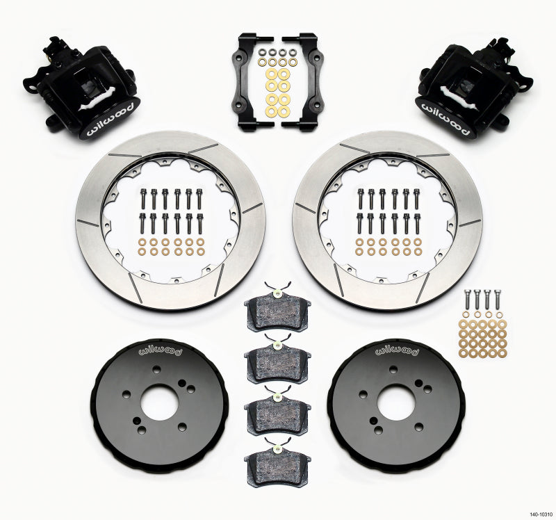 Wilwood Combination Parking Brake Rear Kit 12.88in Honda S2000 - Mammoth Racing -