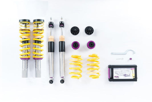 KW Coilover Kit V3 2017+ Audi A4 (B9) Sedan 2wd w/o EDC (50mm) - Mammoth Racing -