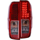 ANZO 2005-2008 Nissan Frontier LED Taillights Red/Clear - My Store