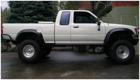 Bushwacker 89-95 Toyota Cutout Style Flares 2pc - Black - Mammoth Racing -