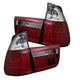 Spyder BMW E53 X5 00-06 4PCS LED Tail Lights Red Clear ALT-YD-BE5300-LED-RC - Mammoth Racing -