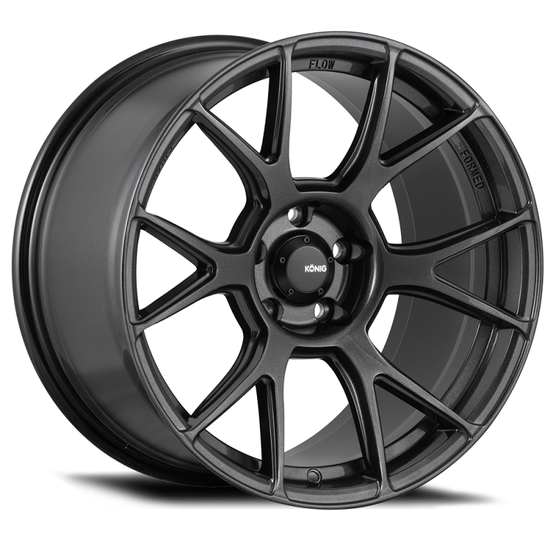 Konig Ampliform 18x8.5 5x114.3 Et35 Dark Metallic Graphite - Mammoth Racing -