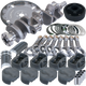 Eagle Ford 302 V-Rib Belt 164 Tooth Flexplate Balanced Rotating Assembly - 5.400in I-Beam +.040 Bore - Mammoth Racing -