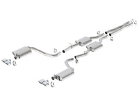 Borla 15-16 Dodge Challenger R/T 5.7L Dual Rectangle Angle Cut Dual Split Rear Exit S-Type Exhaust - My Store