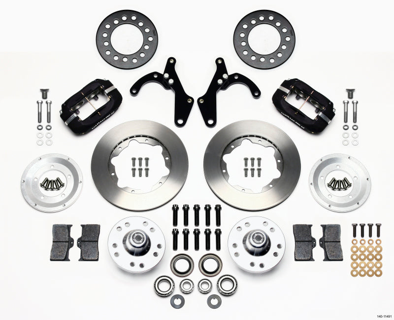 Wilwood Forged Dynalite Front Kit 11.00in 55-57 Chevy - Mammoth Racing -