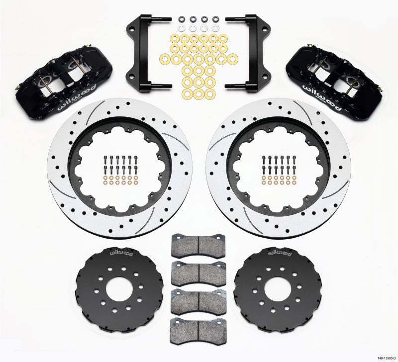 Wilwood Aero6 Front Hat Kit 15.00 Drilled 97-04 Corvette C5/z06 05-13 C6 - My Store