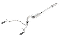 Borla 15-17 Ford F-150 2.7L/ 3.5L EcoBoost/ 5.0L V8 Rear Exit S-Type Catback Exhaust Black Chrome - My Store