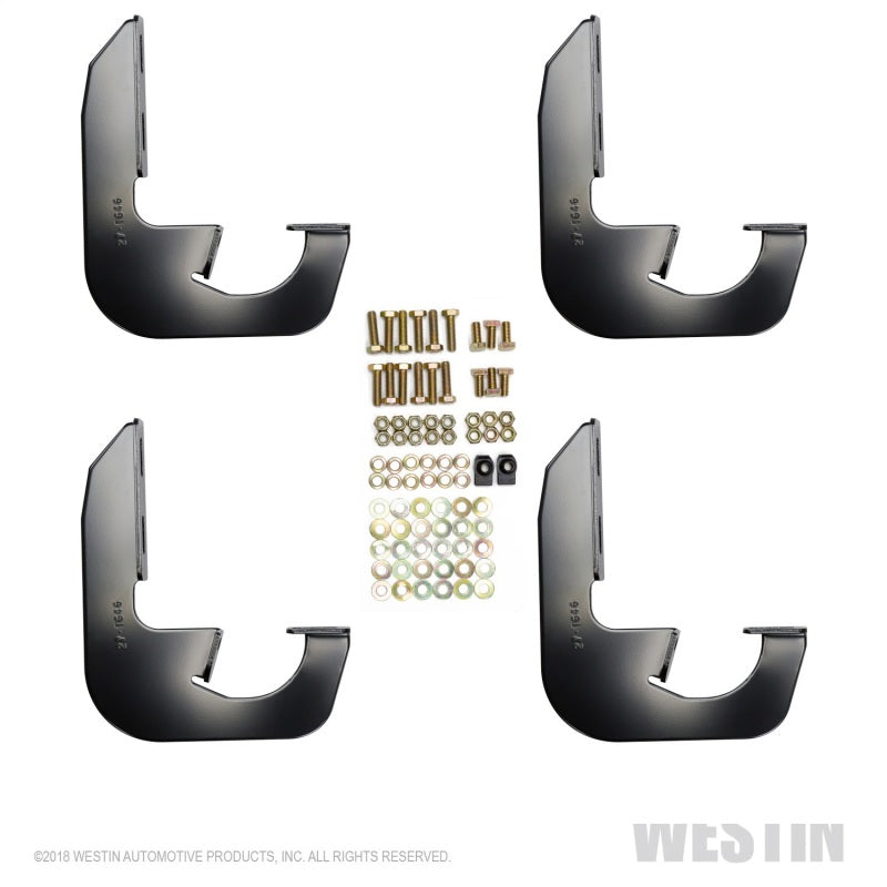 Westin 2008-2013 Toyota Highlander Running Board Mount Kit - Black - Mammoth Racing -