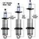 Ridetech HQ Series CoilOver Shock 3.6in Travel 2.5in Coil Eye/Stud Mounting 9.425inx13.025in - Mammoth Racing -
