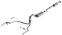 Borla F-150 2021 5.0L 4dr CC SB EC STB Lariat/KR/Platinum/LTD 3/2.25 SRE Cat-Back Touring CHR Tips - My Store