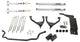 Belltech 07-13 Silverado / Sierra 1500 4WD Ext & Crew Cab 4in Trail Perf Lift Kit w/ Front Sway Bar - Mammoth Racing -