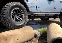 N-Fab Trail Slider Steps 2020 Jeep Wrangler Gladiator JT 4 Door All Beds - SRW - Textured Black - Mammoth Racing -