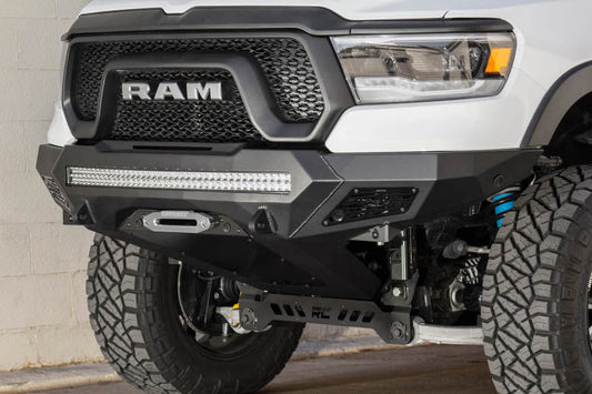 Addictive Desert Designs 2019 Ram Rebel 1500 Stealth Fighter Fr Bumper w/Winch&Parking Sensor Mounts - My Store