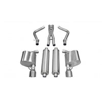 Corsa 11-13 Chrysler 300 R/T 5.7L V8 Black Xtreme Cat-Back Exhaust - Mammoth Racing -