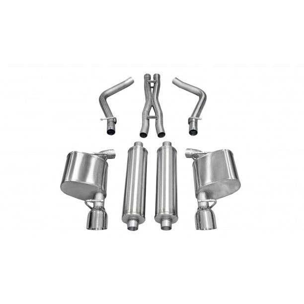 Corsa 11-13 Chrysler 300 R/T 5.7L V8 Polished Xtreme Cat-Back Exhaust - Mammoth Racing -