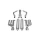 Corsa 11-13 Chrysler 300 R/T 5.7L V8 Polished Xtreme Cat-Back Exhaust - Mammoth Racing -