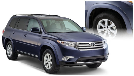 Bushwacker 11-13 Toyota Highlander OE Style Flares 4pc Excludes Hybrid - Black - My Store