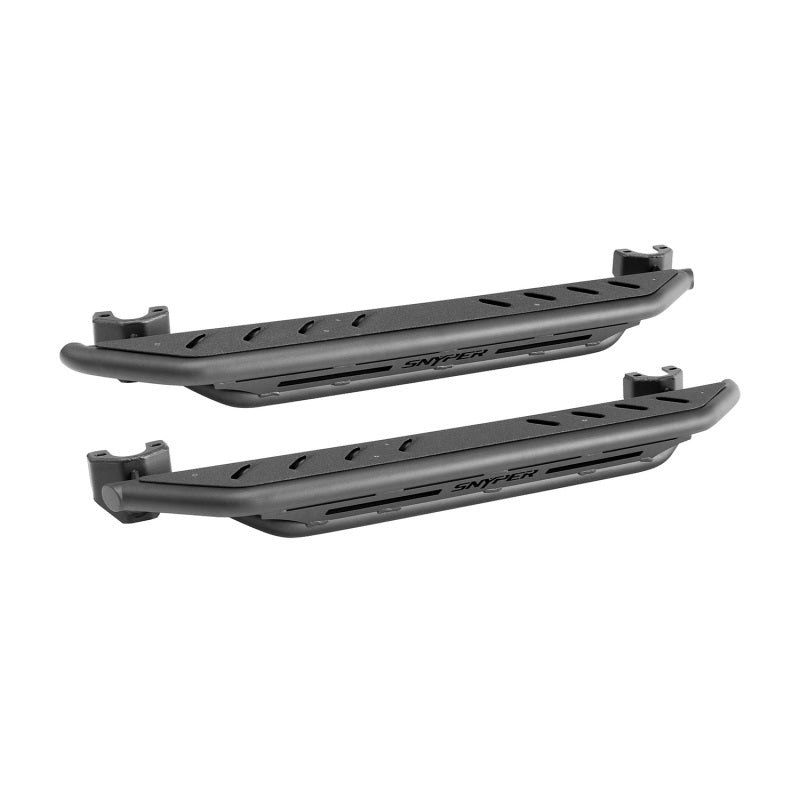 Westin/Snyper 07-17 Jeep Wrangler Triple Tube Rock Rail Steps - Textured Black - Mammoth Racing -