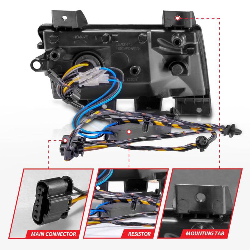 ANZO 2018-2021 Jeep Wrangler LED Side Markers Chrome Housing Smoke Lens w/ Seq. Signal Sport Bulb - My Store