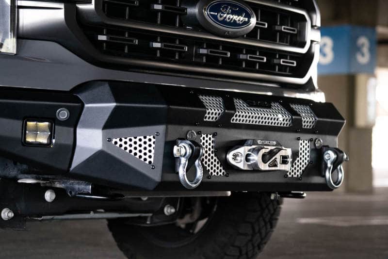 DV8 Offroad 21-22 Ford F-150 MTO Series Winch Front Bumper - Mammoth Racing -