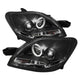 Spyder Toyota Yaris 07-11 4Dr Projector Headlights LED Halo DRL Blk PRO-YD-TYA074D-DRL-BK - Mammoth Racing -