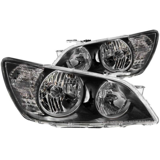 ANZO 2001-2005 Lexus Is300 Crystal Headlights Black - My Store