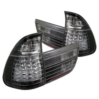 Spyder BMW E53 X5 00-06 4PCS LED Tail Lights Black ALT-YD-BE5300-LED-BK - Mammoth Racing -