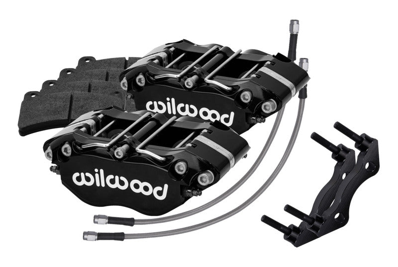 Wilwood 84-89 Porsche 911 Rear Dynapro Caliper Kit 3in MT - Black - My Store