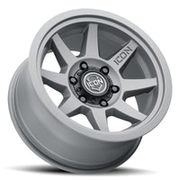 Icon Rebound 17x8.5 6x5.5 25mm Offset 5.75in BS 95.1mm Bore Charcoal Wheel - Mammoth Racing -