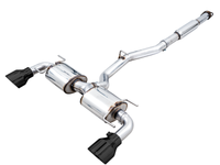 AWE Subaru BRZ/ Toyota GR86/ Toyota 86 Touring Edition Cat-Back Exhaust- Diamond Black Tips - Mammoth Racing -
