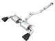 AWE Subaru BRZ/ Toyota GR86/ Toyota 86 Touring Edition Cat-Back Exhaust- Diamond Black Tips - Mammoth Racing -