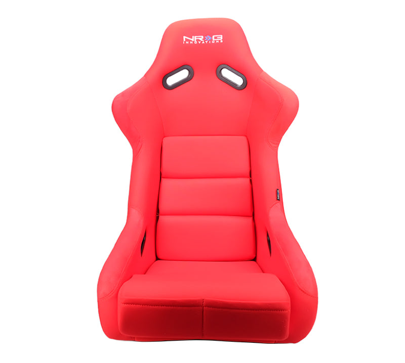 NRG FRP Bucket Seat (Red Cloth) - Large - My Store