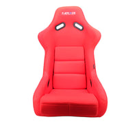 NRG FRP Bucket Seat (Red Cloth) - Large - My Store