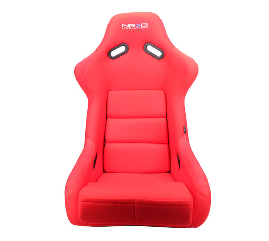NRG FRP Bucket Seat (Red Cloth) - Large - My Store