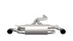 Kooks 2020 Toyota Supra 3.5in x 3in SS Catback Exhaust w/Black Tips - Mammoth Racing -