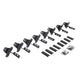 Go Rhino 20-22 Jeep Glatiador JT 4DR Mounting Brackets (V-Series V3/rb10 Slim/RB20 Slim) - Tex. Blk - Mammoth Racing -