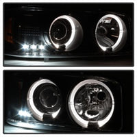 Spyder GMC Sierra 1500/2500/3500 99-06 Projector Headlights LED Halo LED Black PRO-YD-CDE00-HL-BK - Mammoth Racing -