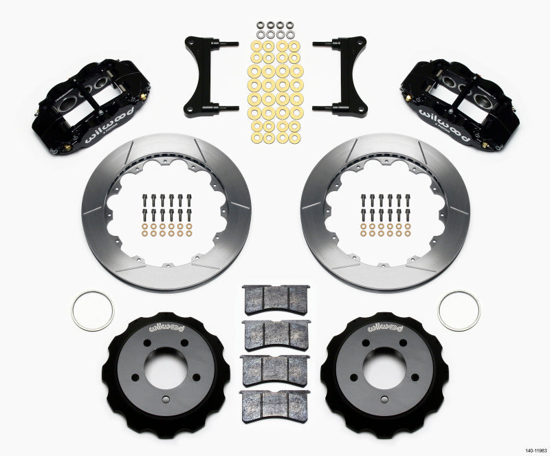 Wilwood Narrow Superlite 6R Front Hat Kit 12.88in 93-96 Mazda RX7 - Mammoth Racing -