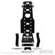 Westin/Snyper 07-11 Jeep Wrangler Transmission Pan Skid Plate - Textured Black - Mammoth Racing -