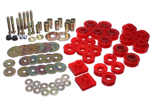 Energy Suspension 68-72 Oldsmobile Cutlass Red Body Mount Set - My Store