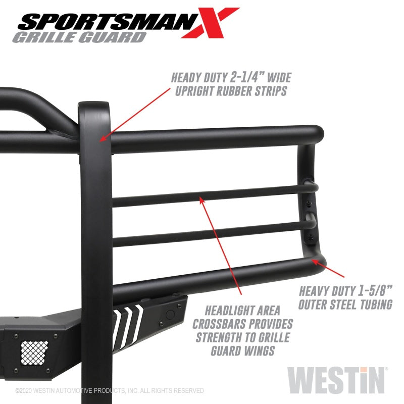 Westin 19-20 Ram 2500/3500 Sportsman X Grille Guard - Textured Black - Mammoth Racing -